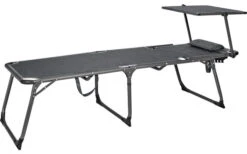 Berger Slimline Dreibein Sonnenliege Hellblau -Campingmöbel 331835 2204717