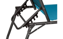 Berger Slimline Dreibein Sonnenliege Hellblau -Campingmöbel 333194 2227357