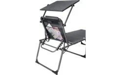 Berger Slimline Dreibein Sonnenliege Hellblau -Campingmöbel 333893 2209086
