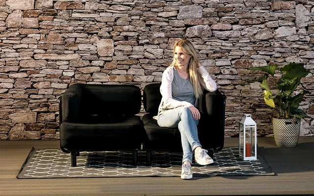 One Bar Element 1 Aufblasbarer Sessel / Sitzelement Dark Grey / Blue 3 One Bar Element 1 Aufblasbarer Sessel / Sitzelement Dark Grey / Blue