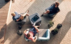 One Bar Element 2 Aufblasbarer Sessel / Sitzelement Black / Grey -Campingmöbel 365723 2596807