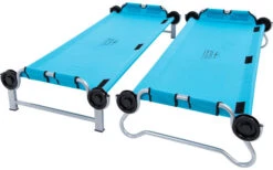 Disc-O-Bed Kid-O-Bunk Kinder Camping Stockbett Inkl. Seitentaschen Rot / Silber -Campingmöbel 378584 2375555 1