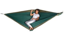 Ticket To The Moon King Size Hammock Hängematte - Burgundy/Dark Yellow -Campingmöbel 383126 2789095