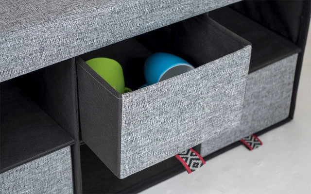 Bo-Camp Urban Outdoor Barnet Ottomane 6 Fächer 4 Bo-Camp Urban Outdoor Barnet Ottomane 6 Fächer – Bild 2