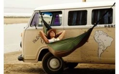 Amazonas Hängematte Adventure Moskito Thermo Grün/braun -Campingmöbel 505482 3460791