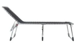 Crespo AL-364 XL Sonnenliege Dunkelgrau -Campingmöbel 516590 3420432