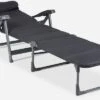 Crespo Lounger Air Deluxe Sonnenliege Schwarz -Campingmöbel 558994 3890058