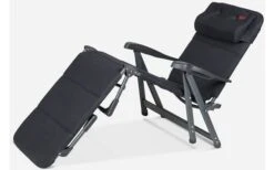 Crespo Lounger Air Deluxe Sonnenliege Schwarz -Campingmöbel 559075 3890066